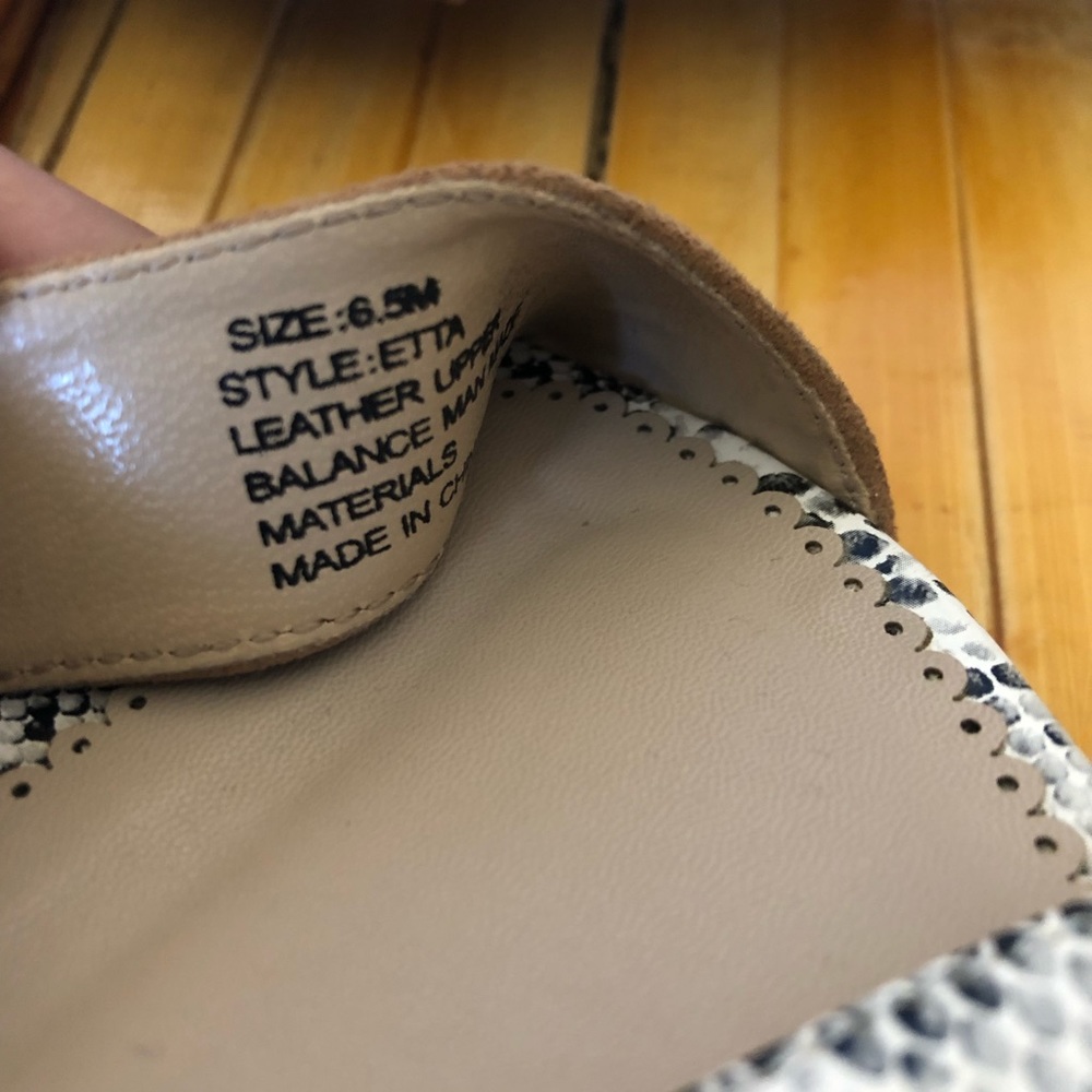 Sole Society Sandals snake print - Picture 5 of 8